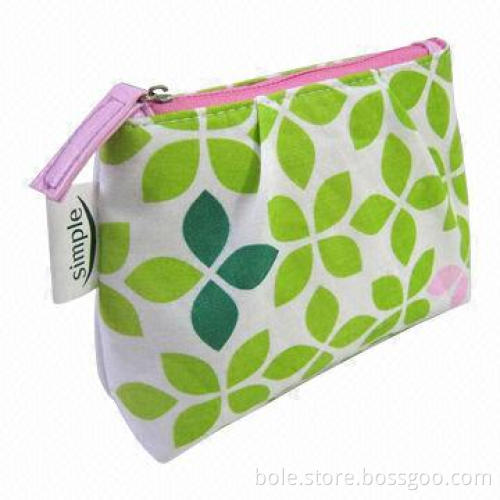 Cute Cosmetic Bag with Full Printing and Nylon Zipper, Eco-friendly Material and Can be Customized